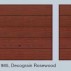 Model 985 - Usa din otel cu panouri orizontale - Decograin Rosewood Usi basculante Berry 