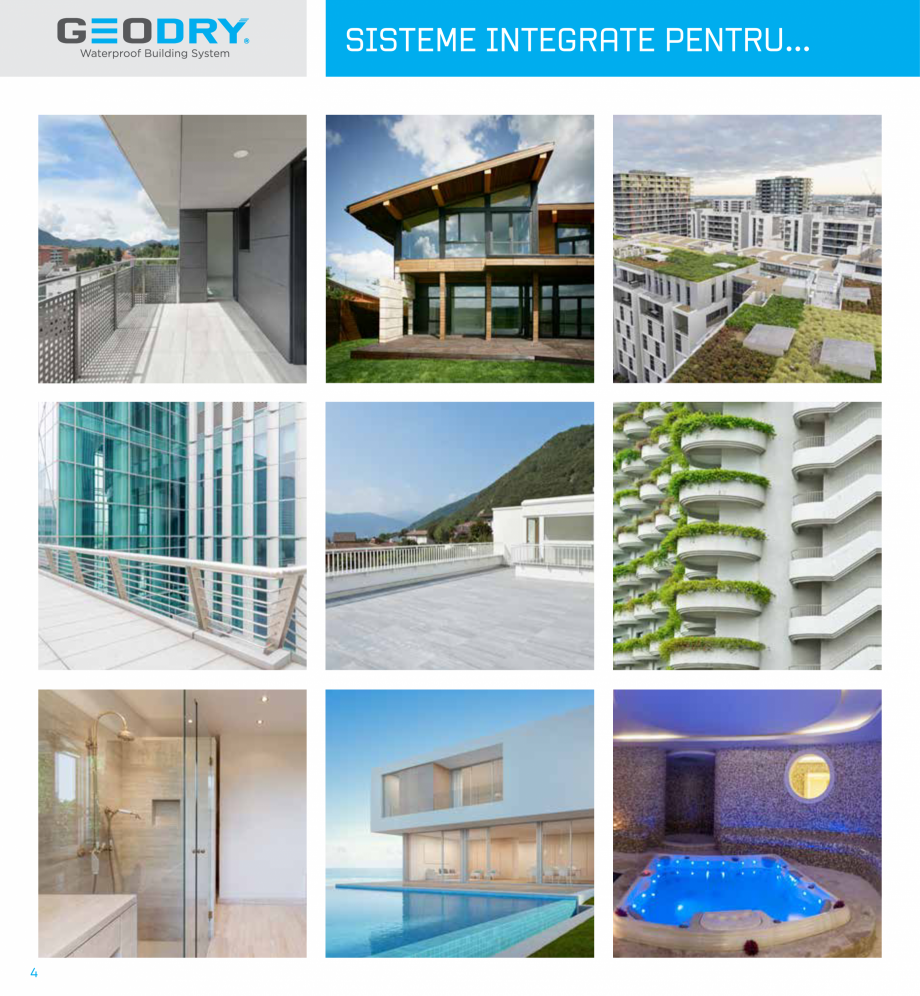 Pagina 4-Ssteme constructive hidroizolante cu membrane G-TEX  GEODRY G-TEX SUPREME, G-TEX INFINITY, G-TEX...