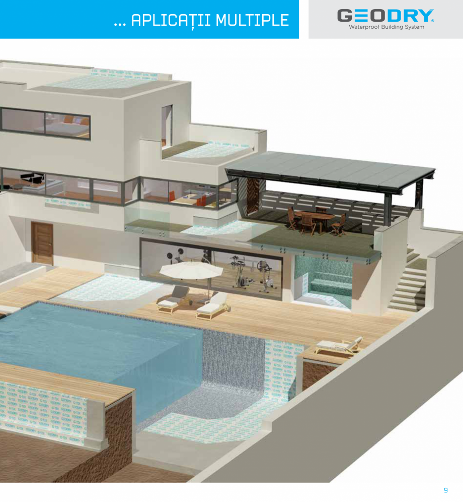 Pagina 9-Ssteme constructive hidroizolante cu membrane G-TEX  GEODRY G-TEX SUPREME, G-TEX INFINITY, G-TEX...