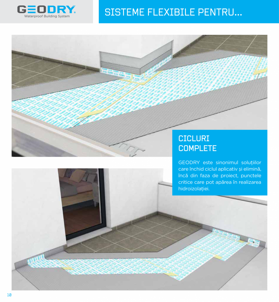 Pagina 10-Ssteme constructive hidroizolante cu membrane G-TEX  GEODRY G-TEX SUPREME, G-TEX INFINITY, G-TEX...
