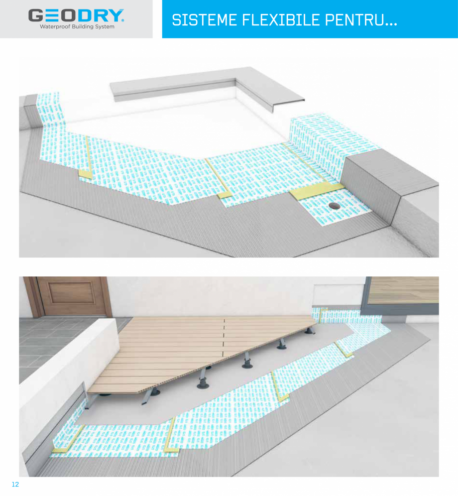 Pagina 12-Ssteme constructive hidroizolante cu membrane G-TEX  GEODRY G-TEX SUPREME, G-TEX INFINITY, G-TEX...