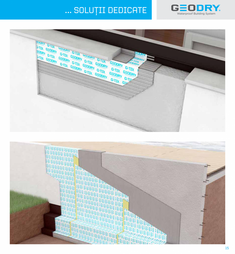 Pagina 15-Ssteme constructive hidroizolante cu membrane G-TEX  GEODRY G-TEX SUPREME, G-TEX INFINITY, G-TEX...