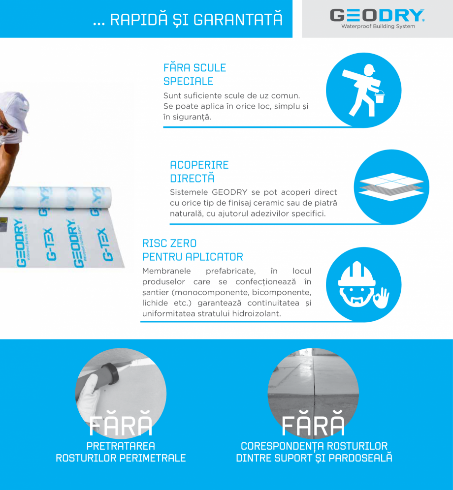 Pagina 19-Ssteme constructive hidroizolante cu membrane G-TEX  GEODRY G-TEX SUPREME, G-TEX INFINITY, G-TEX...