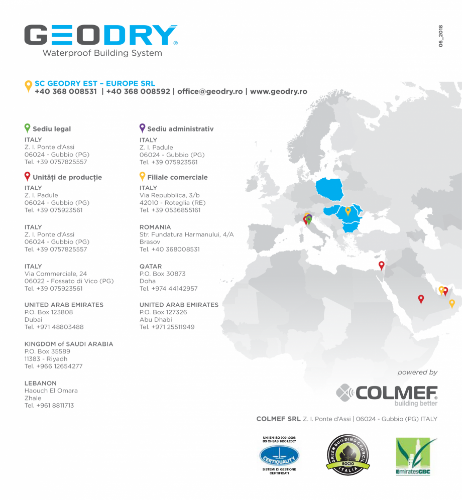 Pagina 36-Ssteme constructive hidroizolante cu membrane G-TEX  GEODRY G-TEX SUPREME, G-TEX INFINITY, G-TEX...