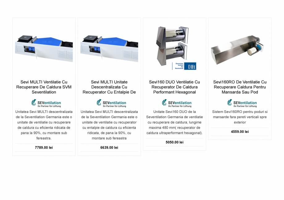 Pagina 7-Ventilator aerisire descentralizata cu recuperator de caldura  Catalog, brosura Romana a este o...