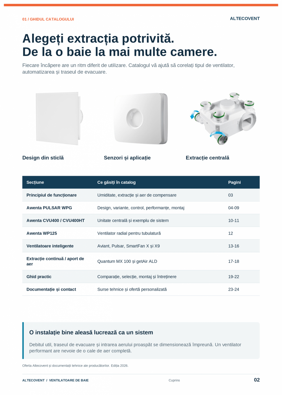 Pagina 2-Ventilatoare baie-Altecovent-2026  Catalog, brosura Romana 

04-09

Awenta CVU400 / CVU400HT
...