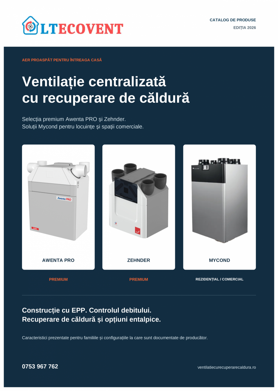 Pagina 1-Catalog-Ventilatie-Centralizata-Altecovent-2026  Catalog, brosura Romana CATALOG DE PRODUSE
EDIȚIA ...