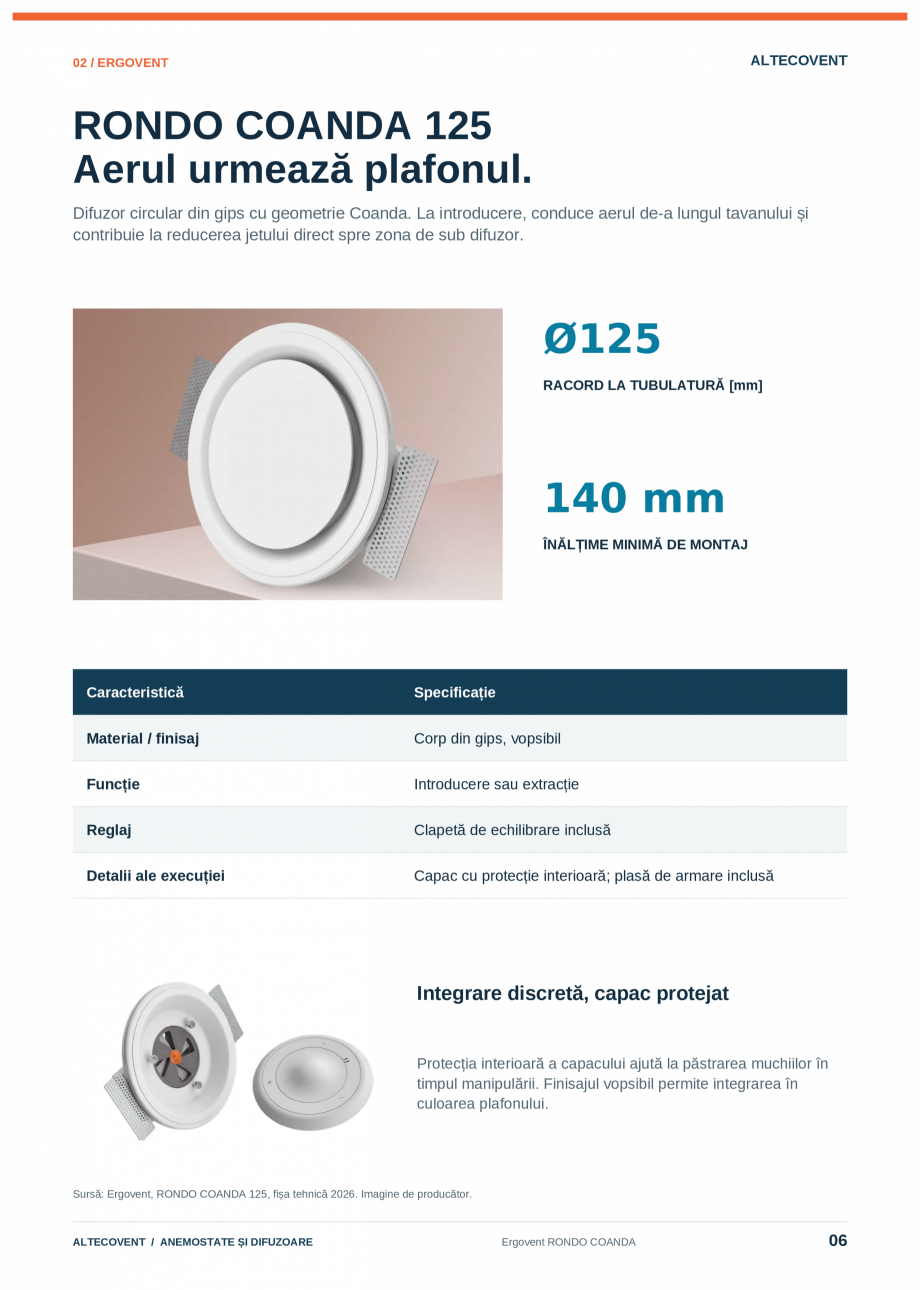 Pagina 6-Anemostate-Difuzoare-Altecovent-2026  Catalog, brosura Romana icație

Material / finisaj

Corp din ...