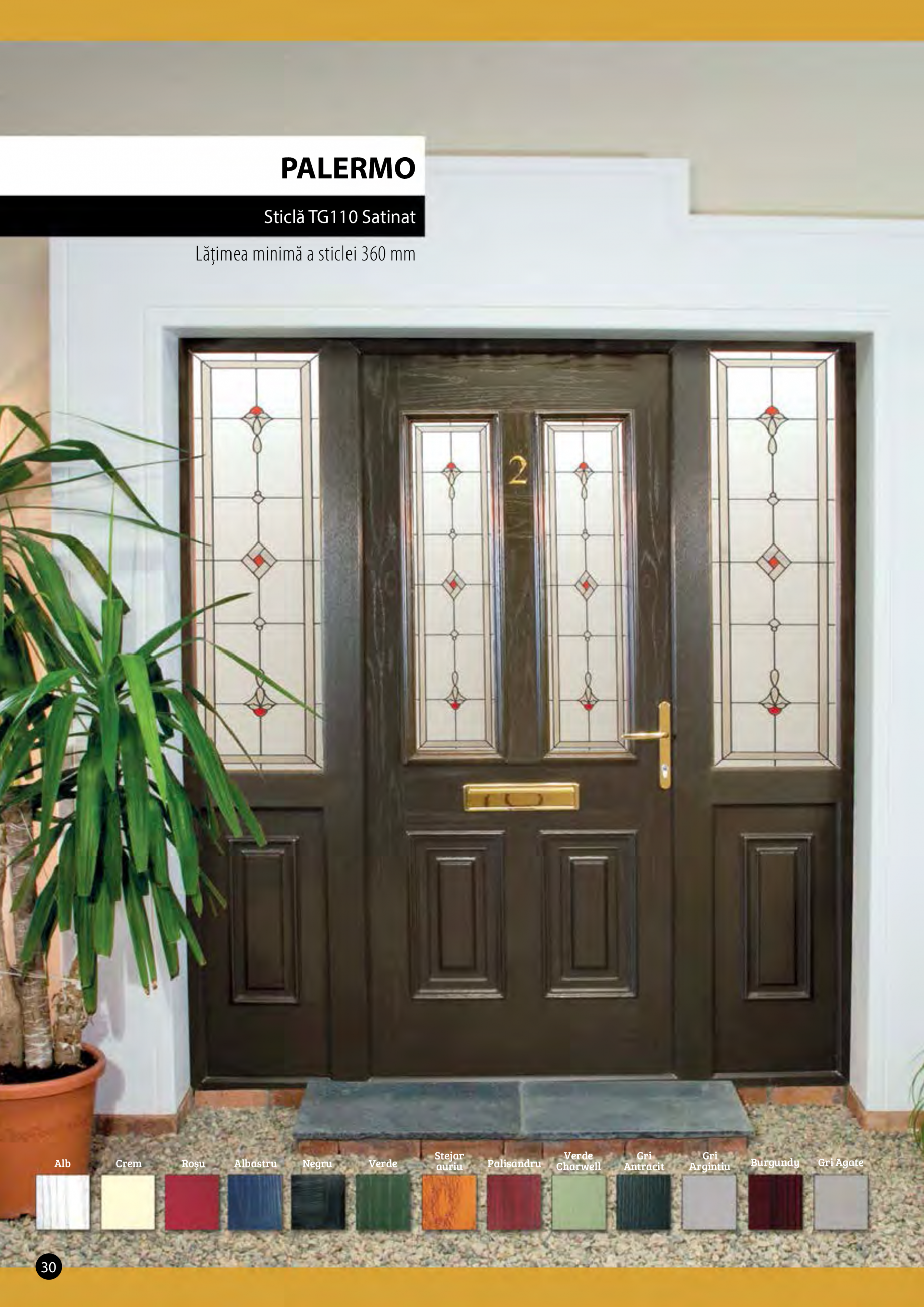 Usa de exterior PALLADIO PALERMO Fisa tehnica Romana Usa de exterior PALLADIO PALERMO Fisa tehnica Romana