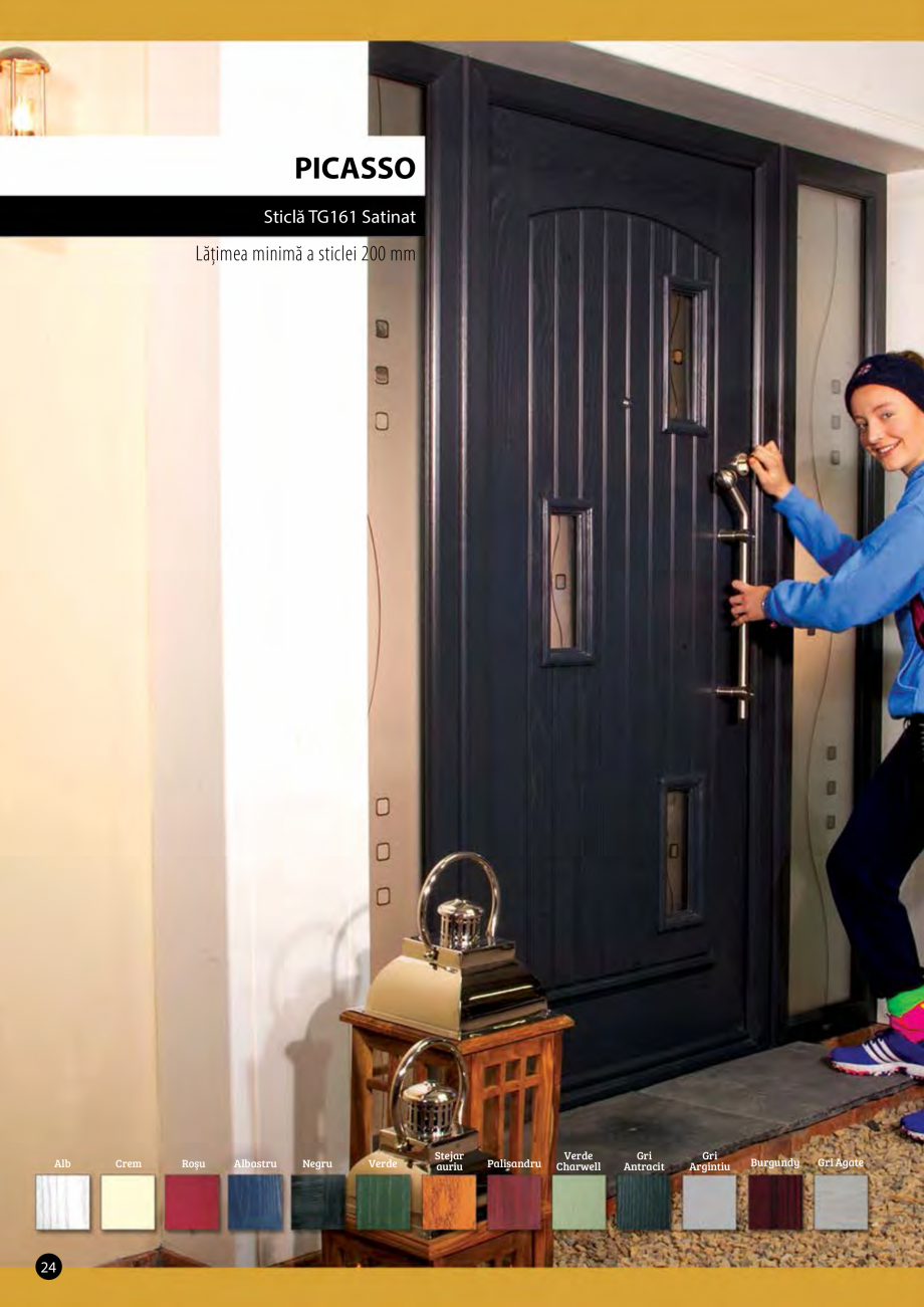Pagina 1-Usa de exterior PALLADIO  PICASSO Fisa tehnica Romana PICASSO
Sticlă TG161 Satinat

Lăţimea...