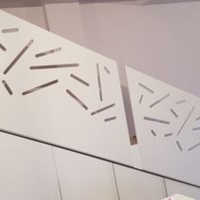 Paravane Decorative Balustrada Linii - Balustrade decorative din MDF vopsit pentru scari, trepte Paravane Decorative
