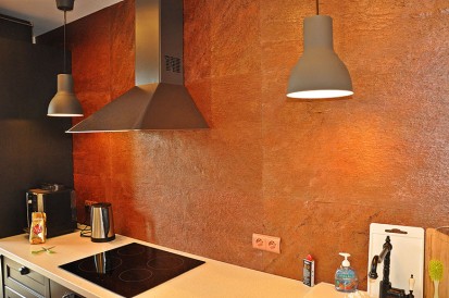 Copper Red 10 Copper Red Quarzit flexibil pentru amenajari interioare si exterioare