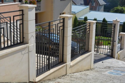 Gard cu piatra naturala de Vistea Vistea, Transilvania Gold Piatra naturala pentru placari exterioare sau interioare
