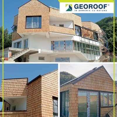 GEOROOF Proiect - casa cu sindrila - Sindrila din lemn pentru acoperisuri GEOROOF