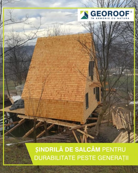 GEOROOF Detalii acoperis - Sindrila din lemn pentru acoperisuri GEOROOF