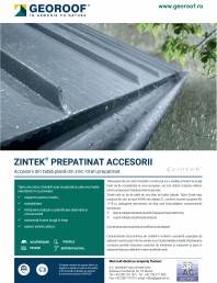 Accesorii tabla plana din zinc-titan prepatinat