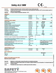Membrană barieră de vapori. Barieră anti - RADON - Safety ALU 3 mm
