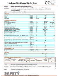 Membrane hidroizolante din bitum – polimer APAO Safety_APAO_Mineral_EAP_5,2 mm