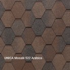 UNICA MOSAIK ARABICA 522 (ARABICA 522) - Șindrilă bituminoasă - UNICA MOSAIK