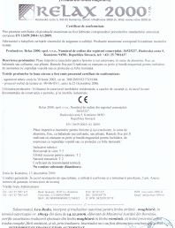 Certificat de conformitate - plasa impotriva insectelor