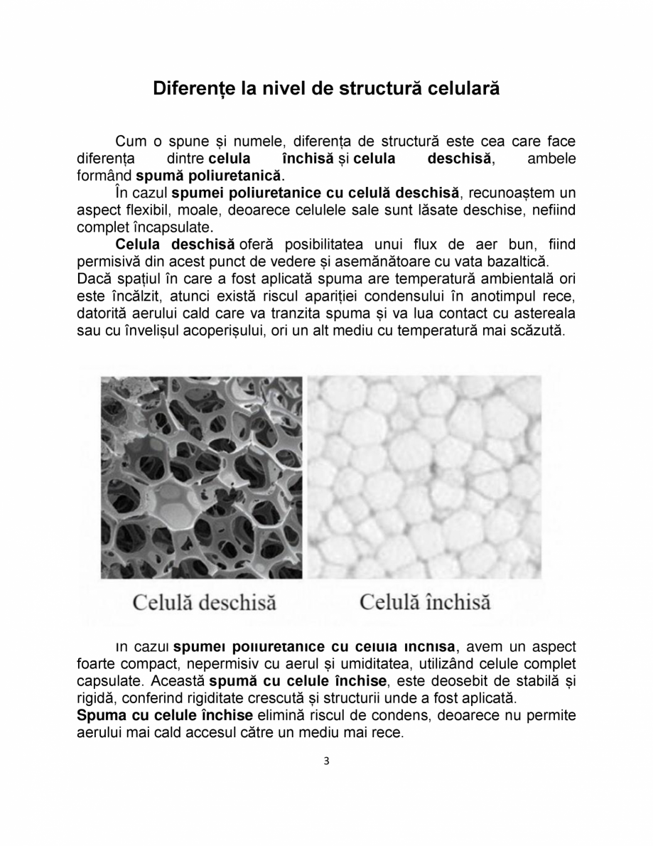 Pagina 3-Spuma poliuretanica cu celula deschisa sau cu celula inchisa SIRO Catalog, brosura Romana eșterea...