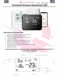 Manual termostat Q20 Wifi