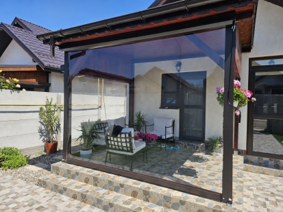 Vedere de aproape - rulouri casetate Rulouri transparente casetate