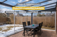 Folii PVC cu capse si bride pentru inchideri terase, foisoare si pergole WEST PLAST DISTRIBUTION