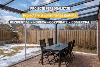 Folii PVC cu capse si bride pentru inchideri terase, foisoare si pergole WEST PLAST DISTRIBUTION