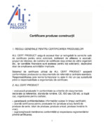 Certificare produse constructii ALL CERT PRODUCT