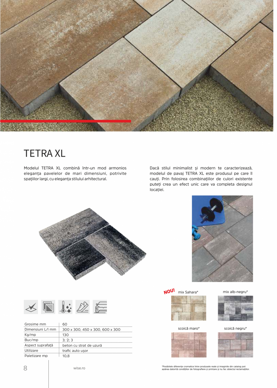 Pagina 10-Catalog produse WISE 2024 WISE TETRA XXL, TETRA COMBI, TETRA XL, VEZUVIU, TRANSILVANIA, TRANSILVANIA...