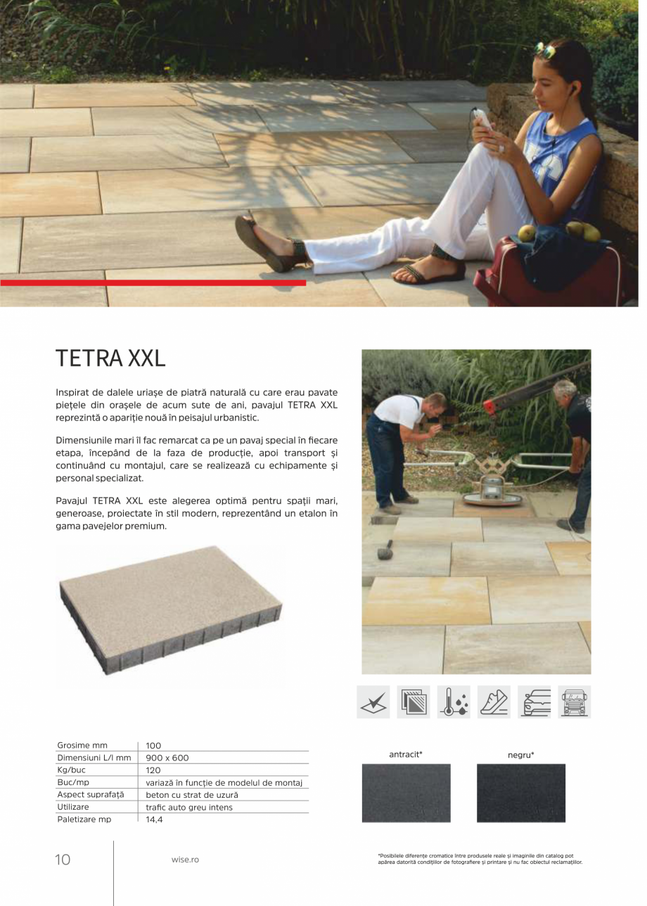 Pagina 12-Catalog produse WISE 2024 WISE TETRA XXL, TETRA COMBI, TETRA XL, VEZUVIU, TRANSILVANIA, TRANSILVANIA...