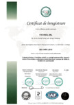 Certificat ITECHSOL -  ISO 14001:2015 - Comercializare si instalare solutii cu energii regenerabile 