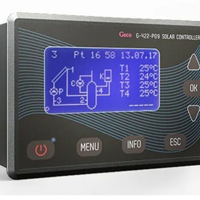 ITECHSOL Detalii unitate de control combo - Sisteme solare complete pentru apa calda menajera ITECHSOL