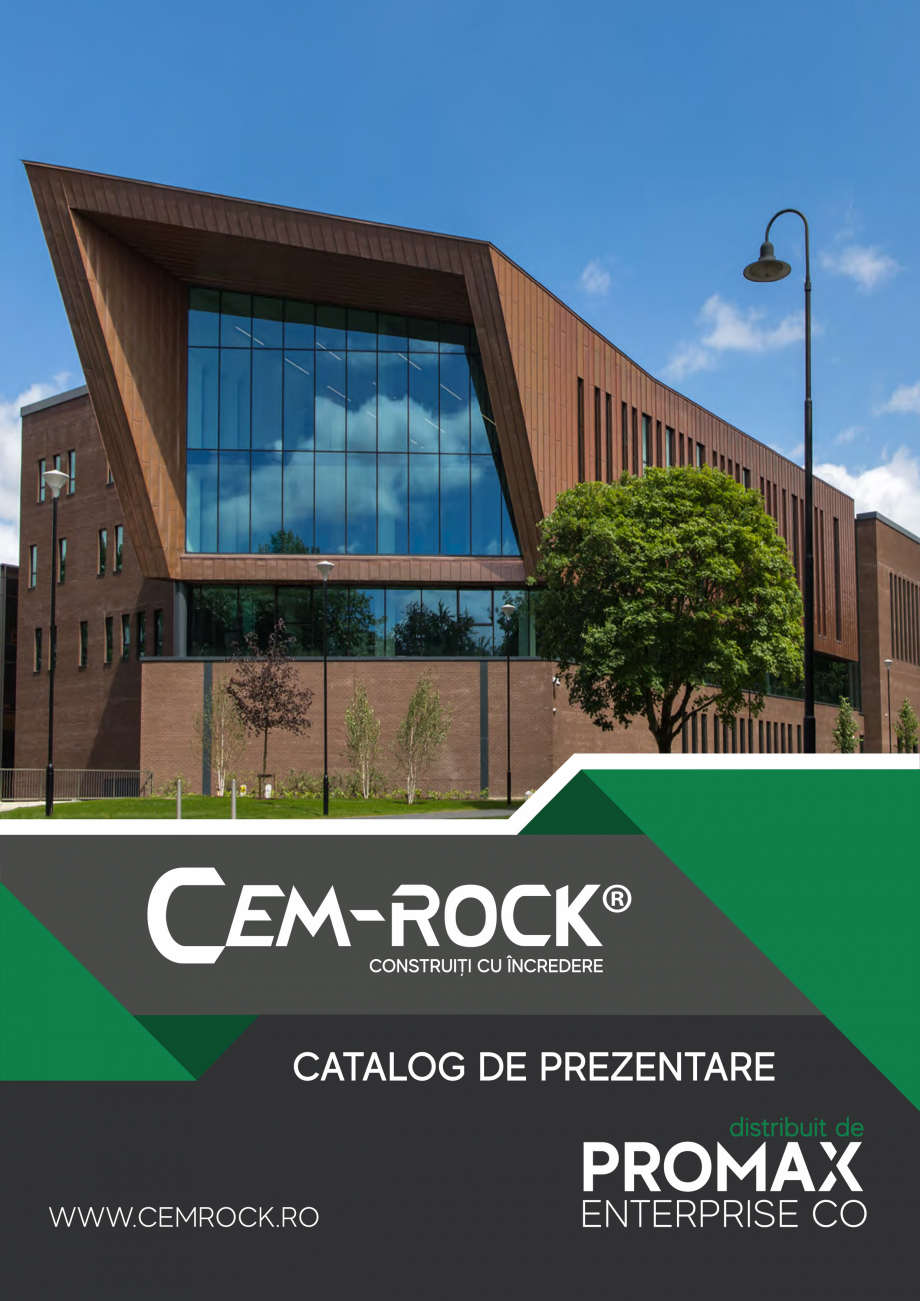 Pagina 1-Catalog de prezentare Cem-Rock CEM-ROCK CemRock Extreme, Cemrock Lite, CemRock standard Catalog,...