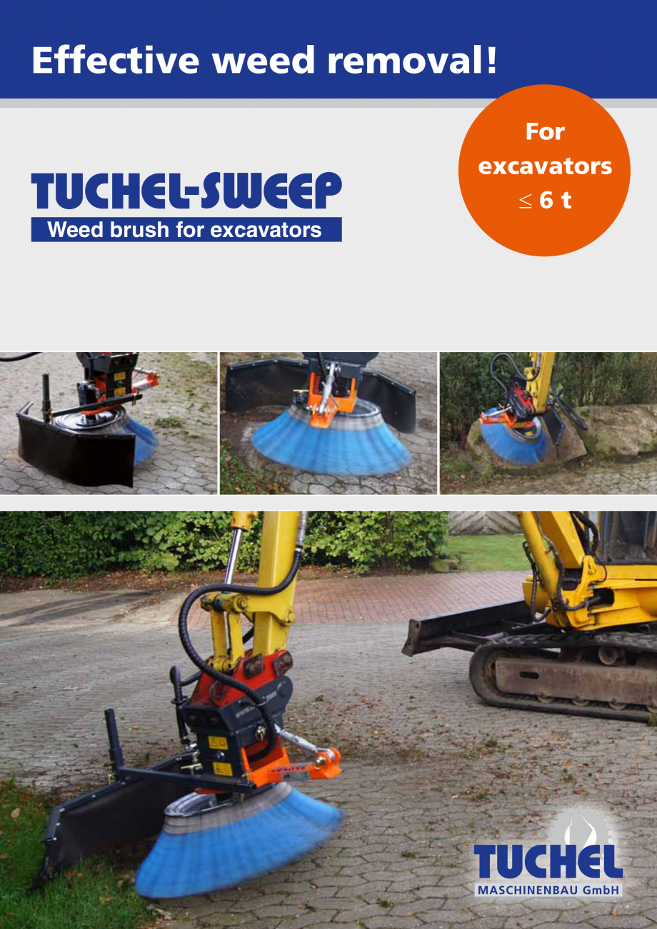 Pagina 1-Perie radiala pe brat de excavare TUCHEL Weed brush Fisa tehnica Germana Effective weed removal!
For...