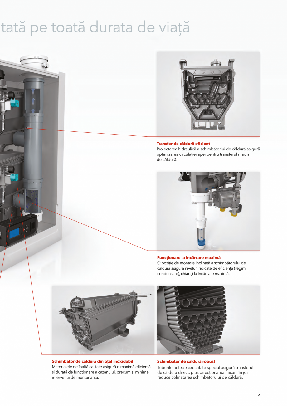 Pagina 5-Centrala in condensare pe gaz ELCO THISION® L ECO Fisa tehnica Romana 