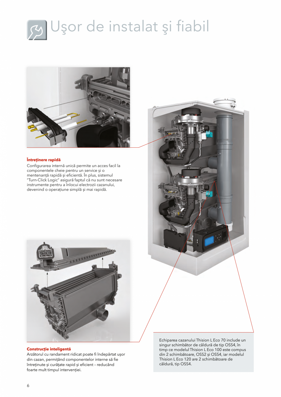 Pagina 6-Centrala in condensare pe gaz ELCO THISION® L ECO Fisa tehnica Romana 