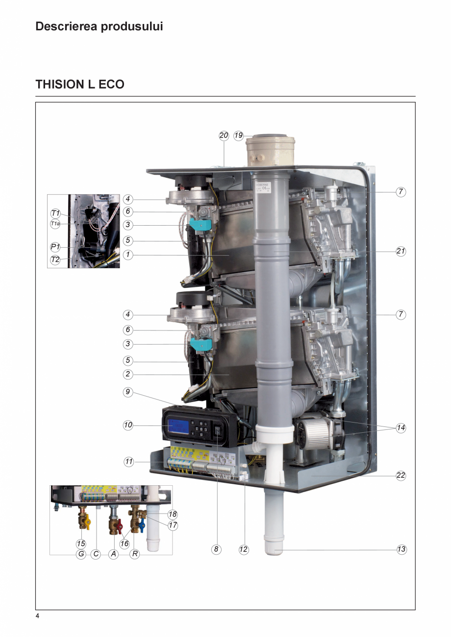 Pagina 4-Manual de Instalare - Centrala in condensare pe gaz ELCO THISION® L ECO Instructiuni montaj,...