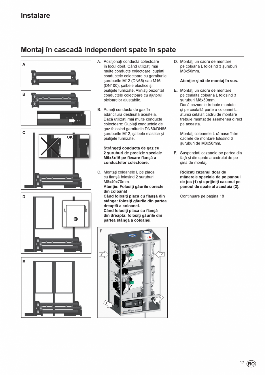 Pagina 17-Manual de Instalare - Centrala in condensare pe gaz ELCO THISION® L ECO Instructiuni montaj,...