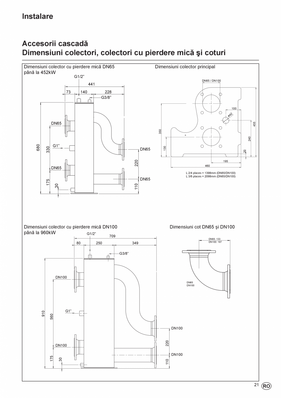 Pagina 21-Manual de Instalare - Centrala in condensare pe gaz ELCO THISION® L ECO Instructiuni montaj,...