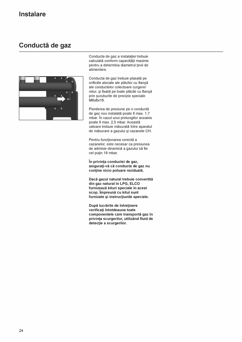 Pagina 24-Manual de Instalare - Centrala in condensare pe gaz ELCO THISION® L ECO Instructiuni montaj,...
