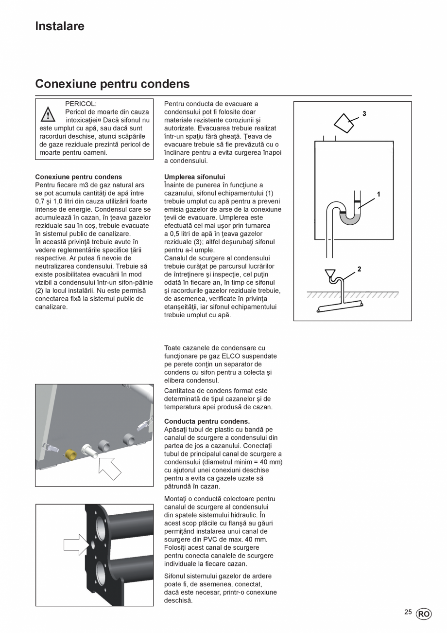 Pagina 25-Manual de Instalare - Centrala in condensare pe gaz ELCO THISION® L ECO Instructiuni montaj,...