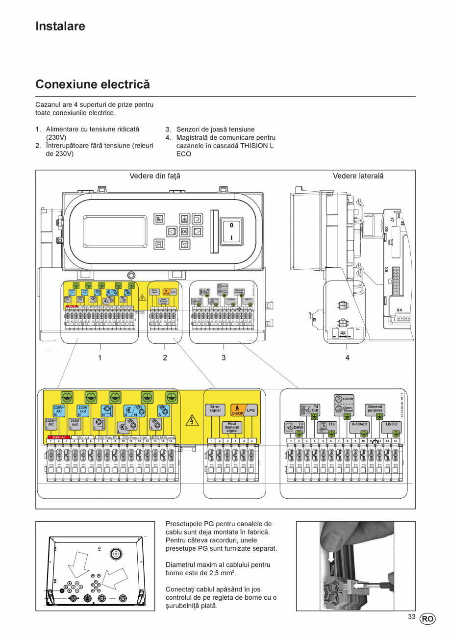 Pagina 33-Manual de Instalare - Centrala in condensare pe gaz ELCO THISION® L ECO Instructiuni montaj,...