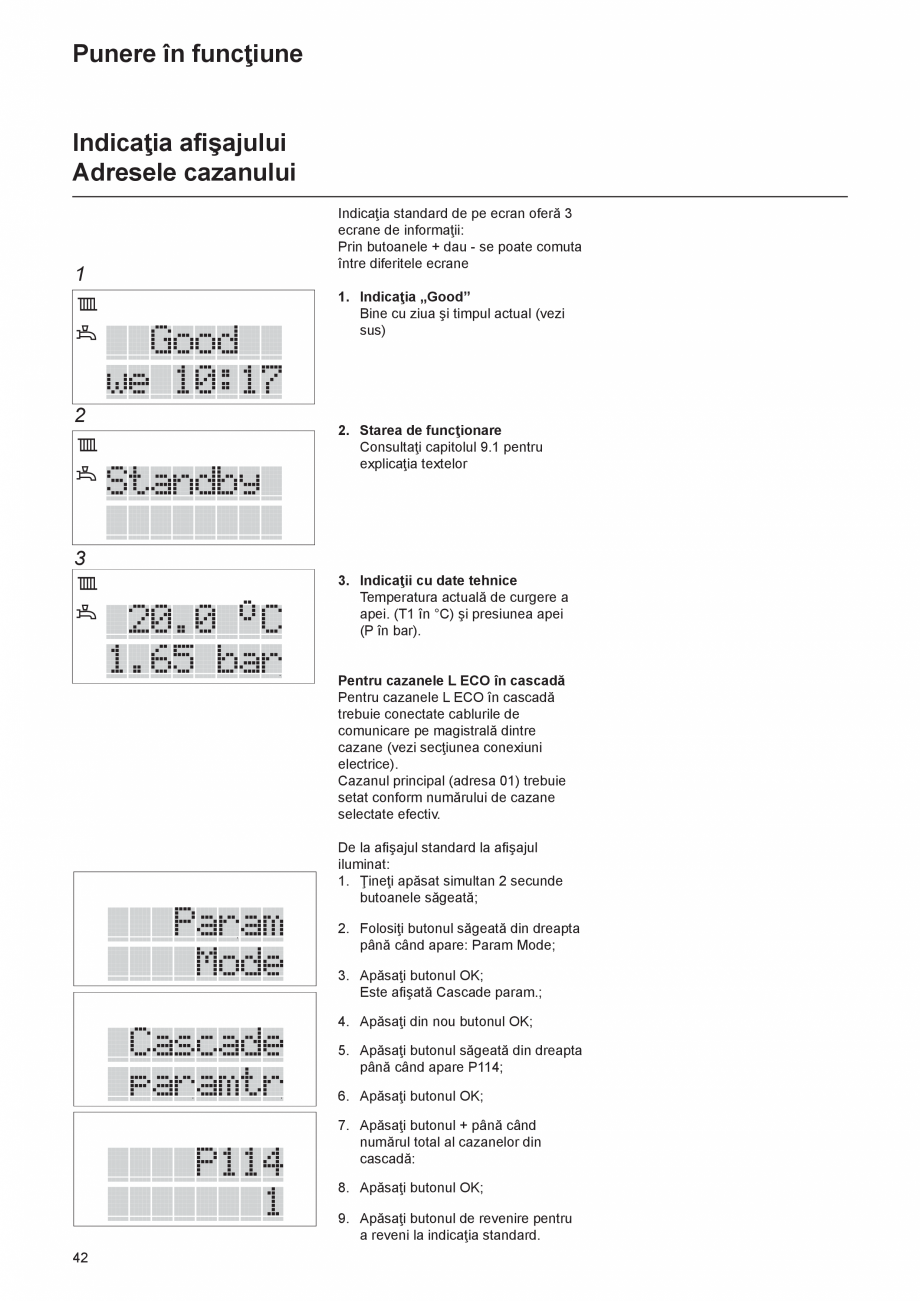 Pagina 42-Manual de Instalare - Centrala in condensare pe gaz ELCO THISION® L ECO Instructiuni montaj,...