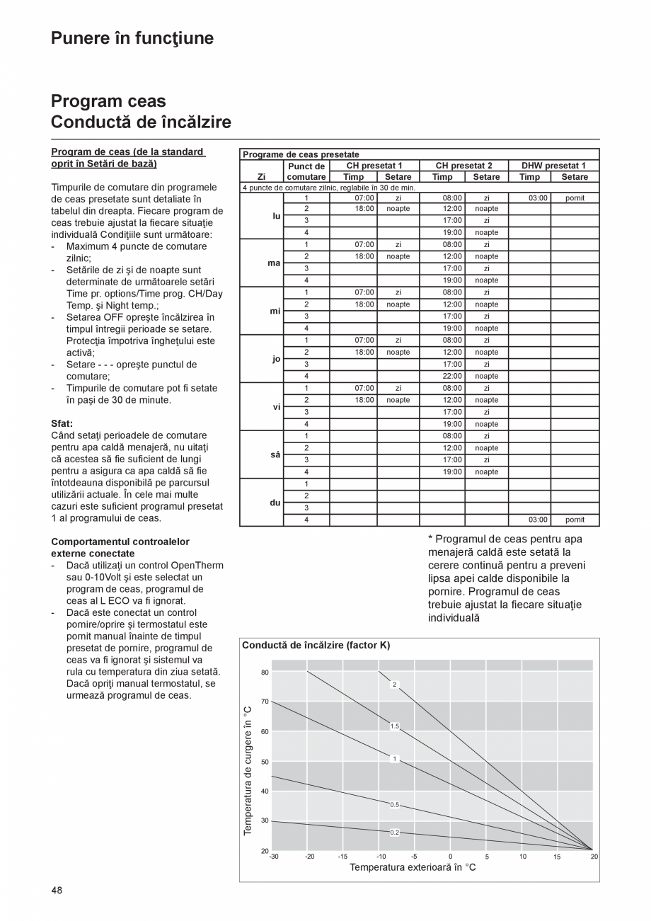 Pagina 48-Manual de Instalare - Centrala in condensare pe gaz ELCO THISION® L ECO Instructiuni montaj,...