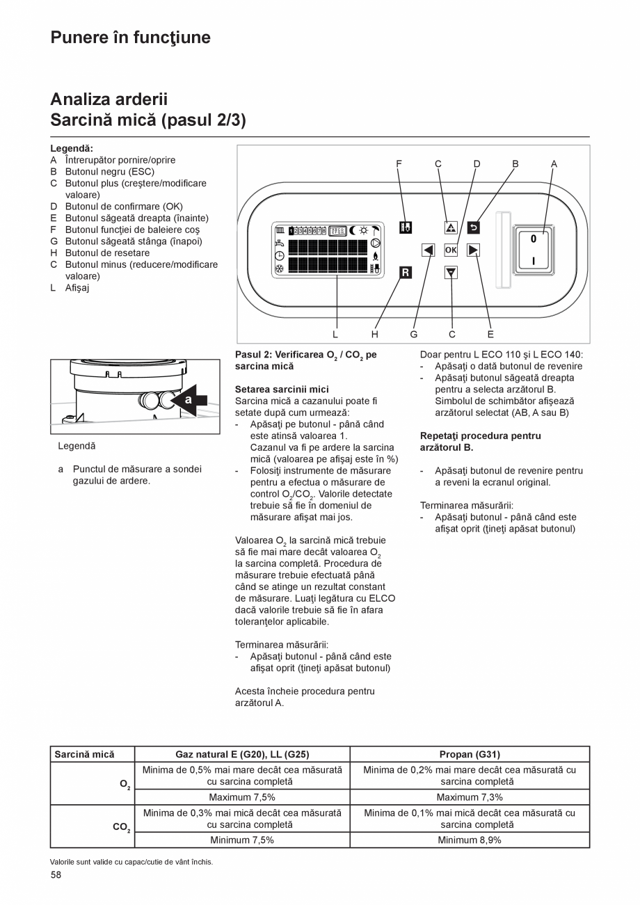Pagina 58-Manual de Instalare - Centrala in condensare pe gaz ELCO THISION® L ECO Instructiuni montaj,...