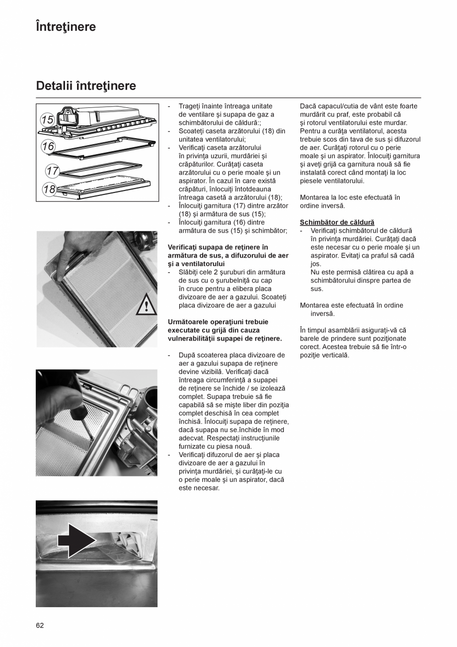 Pagina 62-Manual de Instalare - Centrala in condensare pe gaz ELCO THISION® L ECO Instructiuni montaj,...