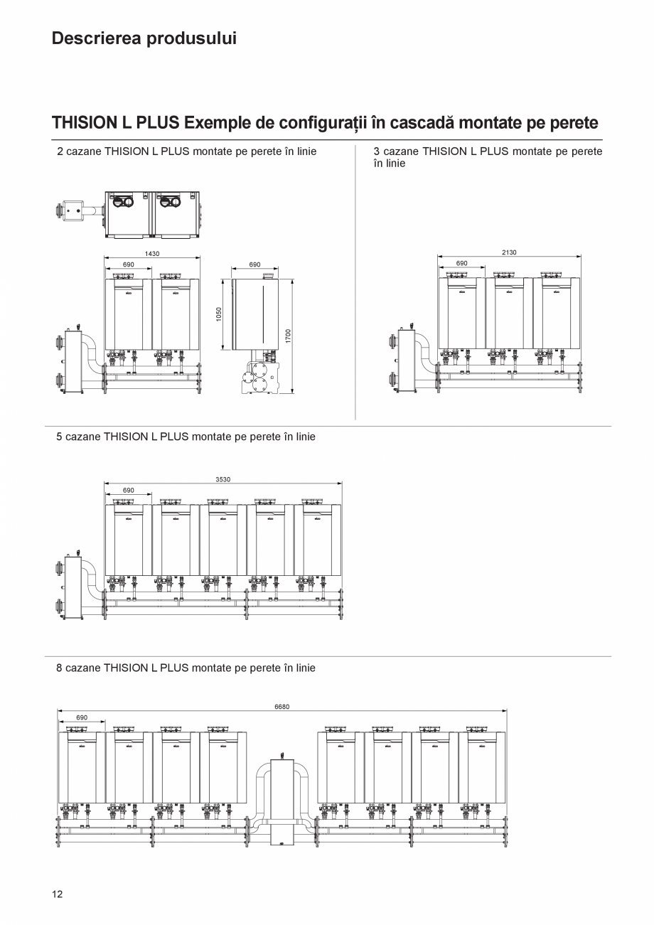 Pagina 12-Manual de Instalare  - Cazan mural  ELCO THISION® L PLUS Instructiuni montaj, utilizare Engleza ...