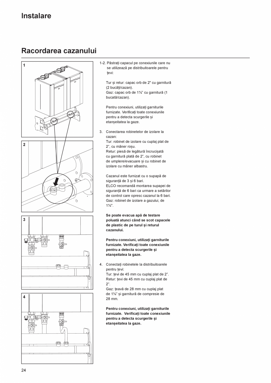 Pagina 24-Manual de Instalare  - Cazan mural  ELCO THISION® L PLUS Instructiuni montaj, utilizare Engleza ...